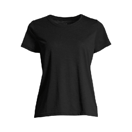 Casall Essential Texture Tee Träningskläder Dam Svart 36