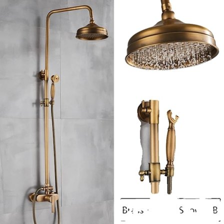 Duschblandare, Enkel Handtag, Väggmontering