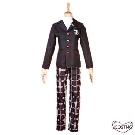 Persona 5 Akira Kurusu Cosplay-asu P5 Päähenkilö Tanssiva tähti Nig man M