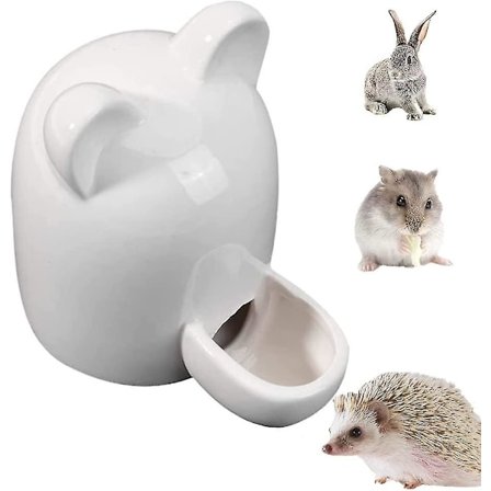 Keramiikkakissojen vesipullo, pieni vesijakaja, hiljainen juoja, hamsterin ruokakulho