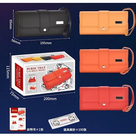 Penge Sprøjte Legetøjspistol til Børn Penge Sprøjtepung til Bryllupsreception