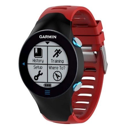 Garmin Forerunner 610 klockarmband i silikon - Röd