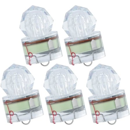 5-pack LED Deep Drop Lights Diamantfiskeljus Vattenaktivera