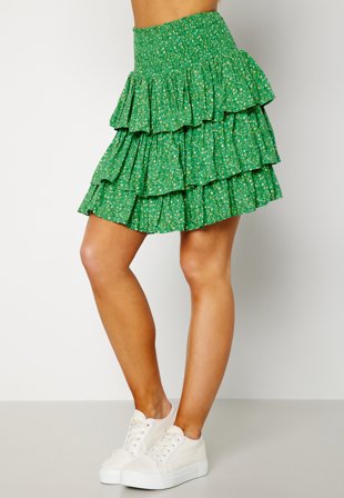 Object Collectors Item Ema Elise MW Smock Skirt Artichoke Green AOP: Klær