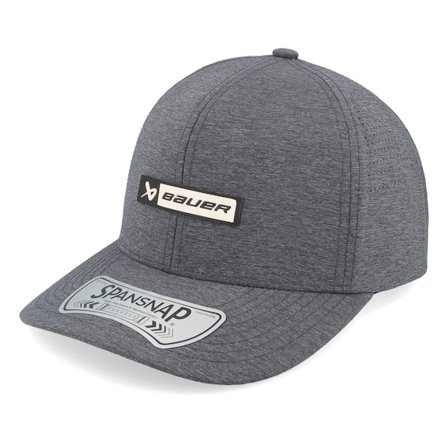 Bauer - Grå adjustable Kasket - Perf Sr Med Grey Adjustable @ Hatstore