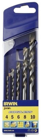 Irwin CORDLESS 10501938 Spiralborsæt universal, 5 stk., 4-10 mm, Maskintilbehør & forbrugsvarer