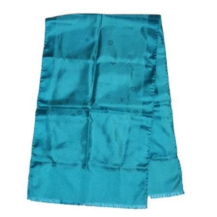 Louis Vuitton Vintage, Pre-owned Silk scarves Blauw, Dames, Maat:ONE Size