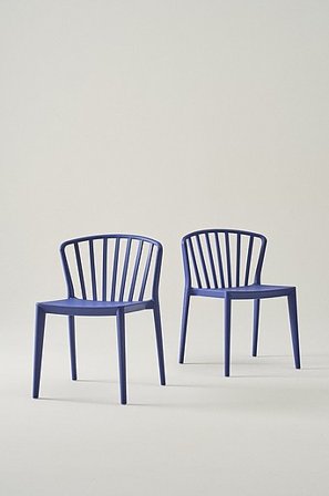 Jotex - Havestol 2-pak Mørk koboltblå - VÄBY - Køb Spisebordsstole & køkkenstole hos Jotex