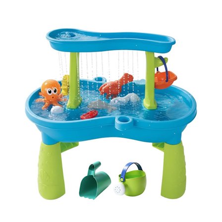 Børnevandlegebord med tilbehør – 2 niveauer