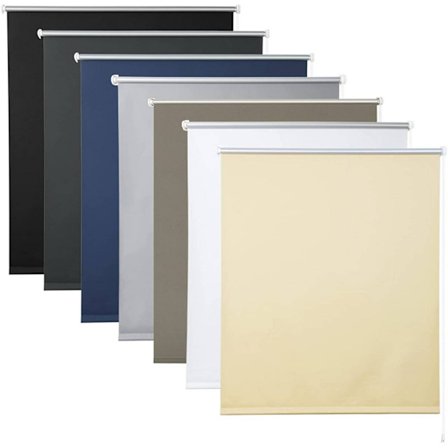 Rootz -rumsmörkande rullblind - Termisk skugga - Fönsterbeläggning - Värmeisolering - 70x210cm Brun - Lätt installation utan borrning