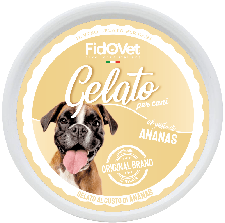 Fidovet koirien jäätelö Gelato Ananas 40g