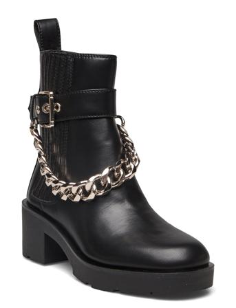 Parsle Shoes Boots Ankle Boots Ankle Boot - Heel Svart GUESS