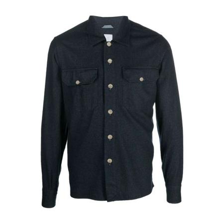 Eleventy Casual Shirts Blå, Herre Skjorter