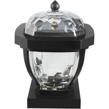 2 stk. LED Solar Stolpe Lys Udendørs Have Vandtæt Solar Lys