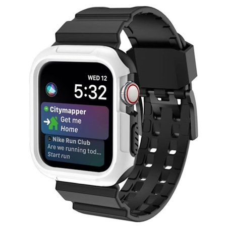 Apple Watch Series 4 44 mm klockarmband i silikon - Vit