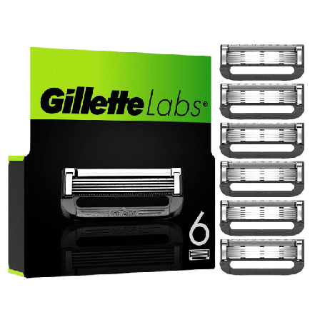 Gillette Rakblad 6st Rakning Herr Svart 6CT