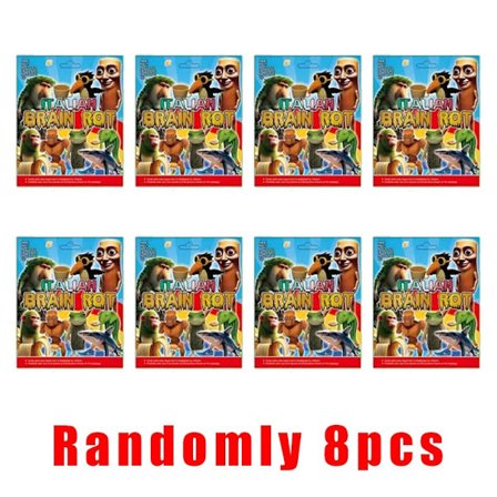 Italiensk Brainrot Tung Sahur Figur Legetøj Tralalero Tralala Figurer Bombardino Crocodilo Shimpanzini Bananini Model Decor Dukkegave