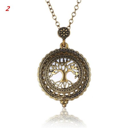 Spesiell Design Halskjede Forstørrelsesglass Vintage Kjede Forstørrelsesglass Halskjede Anheng Bestemor Gave Metall Antikk Gave