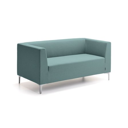 2-seater sofa CASUAL, fabric CURA, turquoise
