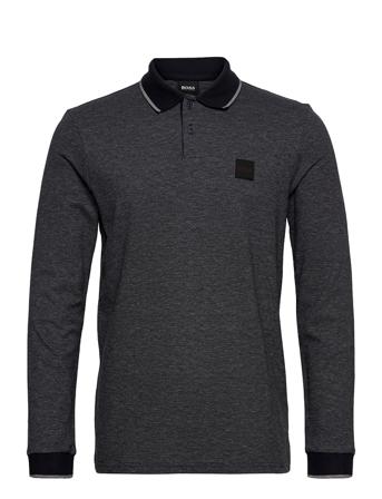 Pegreat Polos Long-sleeved Svart BOSS