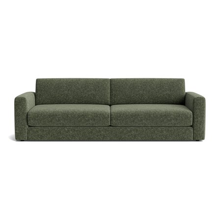 Moss 3 personers sofa - Genesis Grøn - 252x94x78 - Sofa, 3 personers sofa