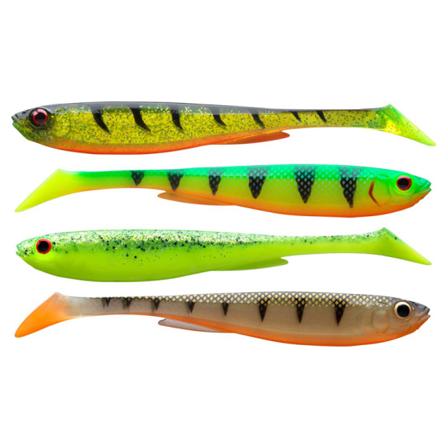 Daiwa Prorex Slim Shad Y 7,5cm (5-pack) - Flash Color Set