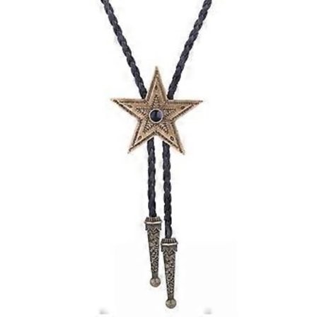 Indiansk Bolo Tie Herre Western Bolo Tie Vintage Bolo Tie Turkis Bolo Tie Stjerne Bolo Tie Cowboy Halstørklæde Halskæde bronze sort
