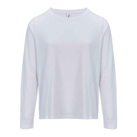 SOLS Dam/Dam Monarch Långärmad T-shirt L Vit
