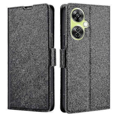 For OnePlus Nord CE 3 Lite 5G PU Leather Flip Lommebokveske Stativ Støtsikker Telefondeksel