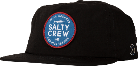 Salty Crew First Mate 5 Panel caps Black OneSize