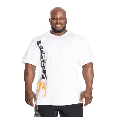 GASP Original Tee, White/Black