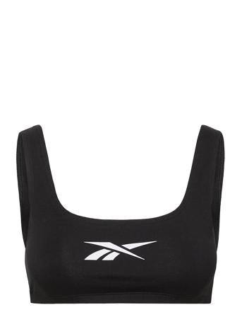 Cl Pf Logo Cotton Bra Black Reebok Classics