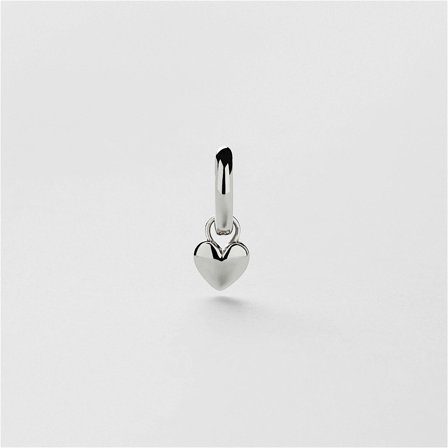 Puffy Heart Single Hoop
