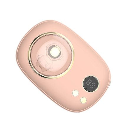 Ladattava kädenlämmitin digitaalisella lämpötilanäytöllä, lämmitin 5200 mAh