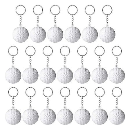 Golfpallon avaimenperäsarja 20 kpl Pieni stressilelu
