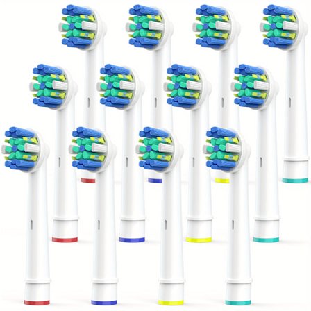 12 stk. udskiftningsbørstehoveder, professionelle elektriske tandbørstehoveder, 7000/ Pro 1000/9600/ 5000/3000/8000 Hvid