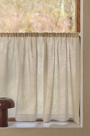 Jotex - Cafégardin Linnemix Linnebeige LILL - Köp Gardinkappor hos Jotex