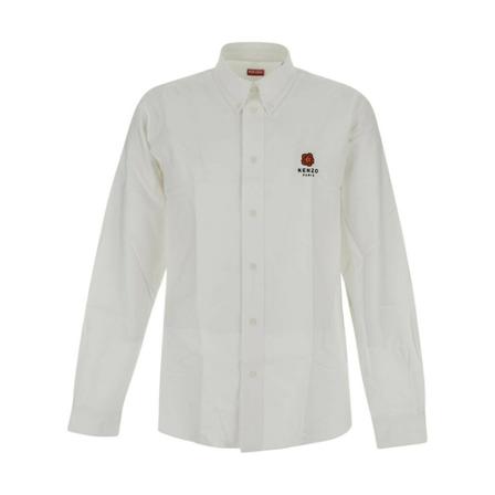 Kenzo - Skjortor - Vit - Herr - Storlek: Xl, Herr, Storlek: XL