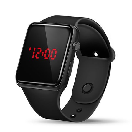 Børn Piger Digitale børneure til drenge LED vandtæt Sil