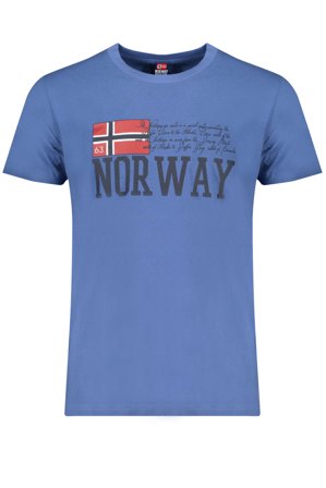 Norway 1963 T-shirt Maniche Corte Uomo Blu