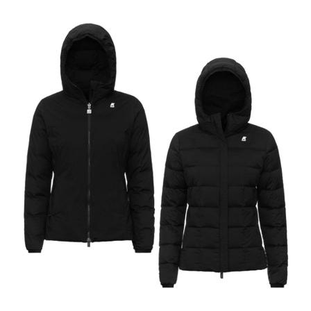 K-Way, Coat Czarny, Kobieta, Rozmiar: S