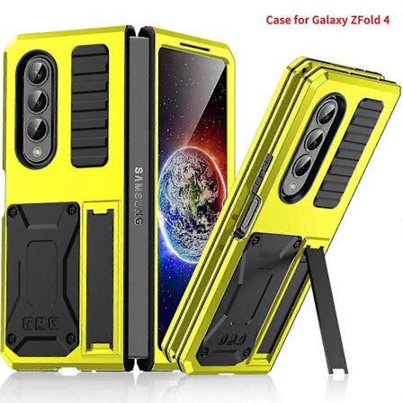 Skal Kompatibelt Med Samsung Galaxy Z Fold 4, Hårt PC Militärt Pansar Kraftigt Stötsäkert Skal Med Fäste