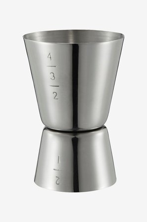 Dorre - Måleglas Braddon - Sølvfarvet - Bar- & drinkstilbehør - Fra Homeroom