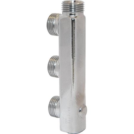 Vatette 1876982 Baderomsfordeler c/c 40 mm, for veggkoblingssystem 3-rør, Installasjon