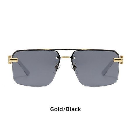 Solbriller Halvramme med skåret kant, marmorerte speilben, moteriktige gradientglass