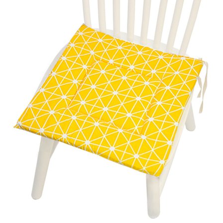 Tryckt fyrkantig sittdyna i polyesterlinne, tjock sittdyna, cirkulär dyna för burspråk, hushållsdyna i japansk stil för stussen