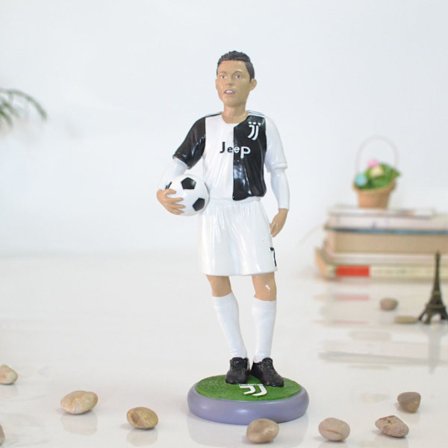 VM 29cm Ronaldo fodbolddukke håndlavet fodboldstjerne char