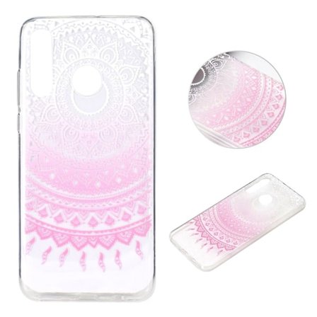 Deco Samsung Galaxy A70e Cover - Lyserød blomst