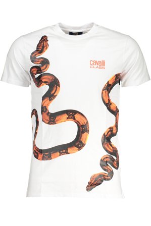 Cavalli Class T-shirt Maniche Corte Uomo Bianco