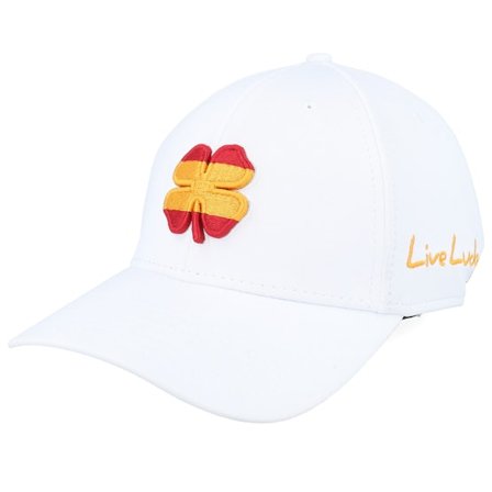 Black Clover - Weiss flexfit Cap - Spain 2 White Flexfit @ Hatstore